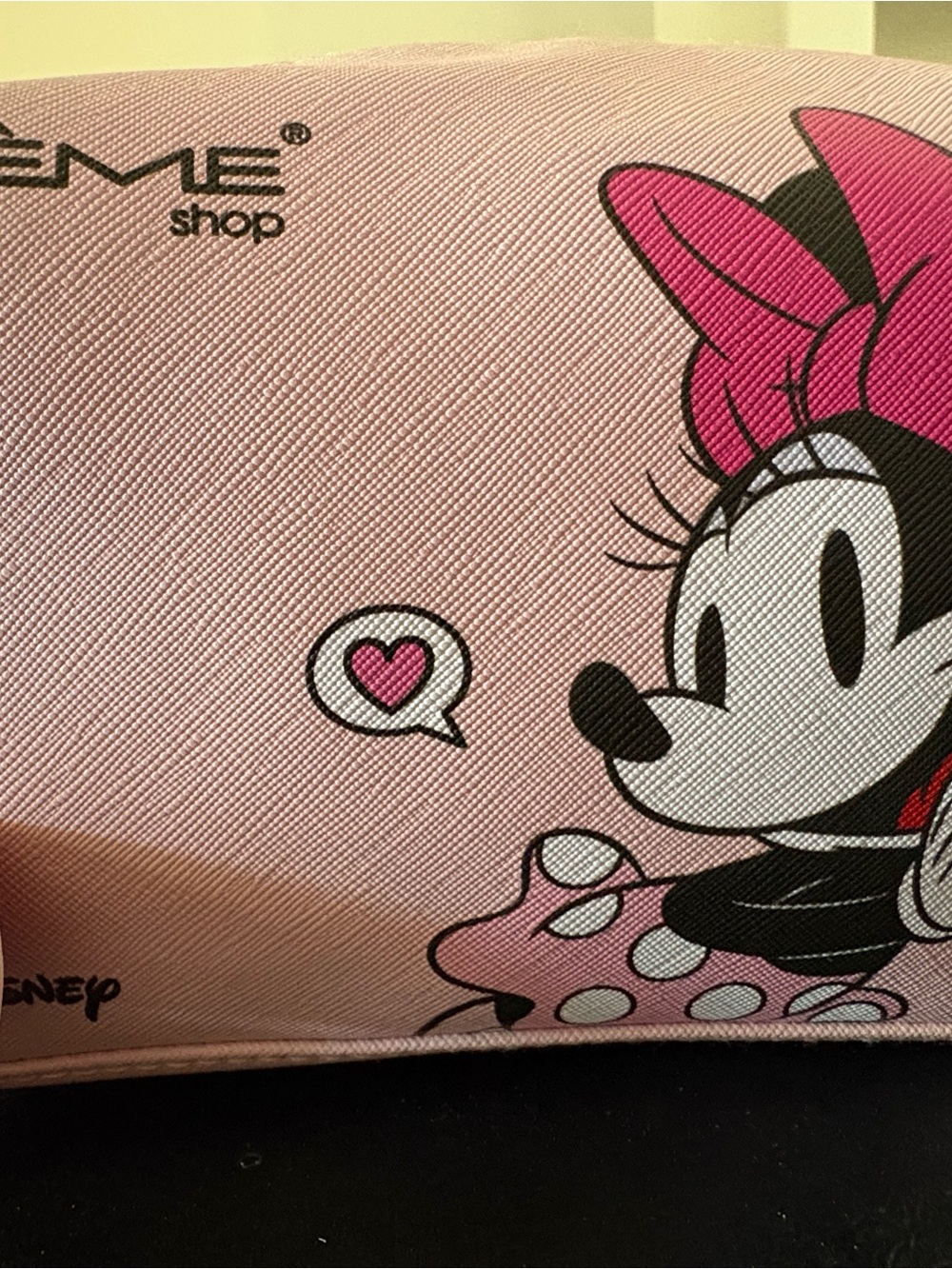 Disney Pink Makeup Bag with Mickey Tag - Picture 6 of 8